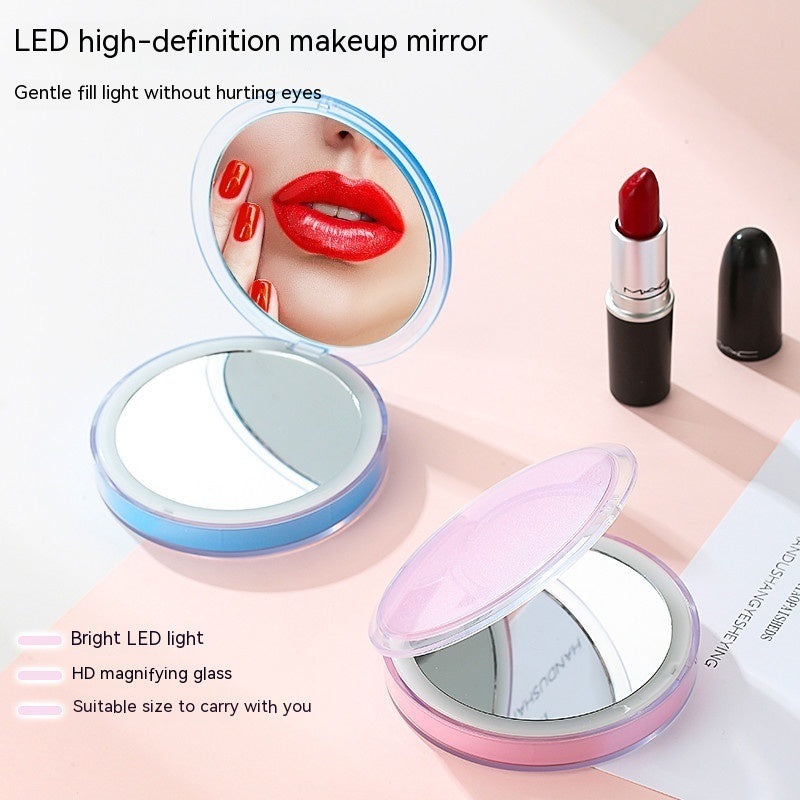 Tragbarer Mini-LED-Make-up-Spiegel